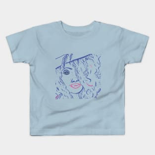 Face of a Woman Kids T-Shirt